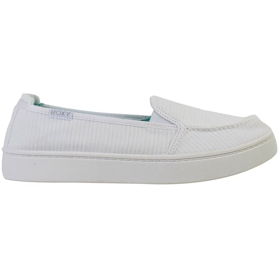Roxy Minnow Plus Womens White Plimsolls - Image 1