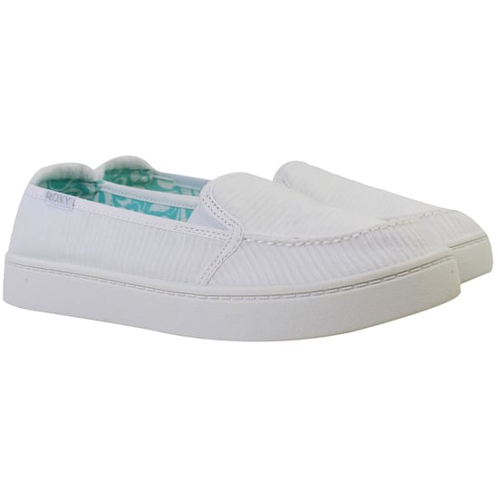 Roxy Minnow Plus Womens White Plimsolls - Image 2