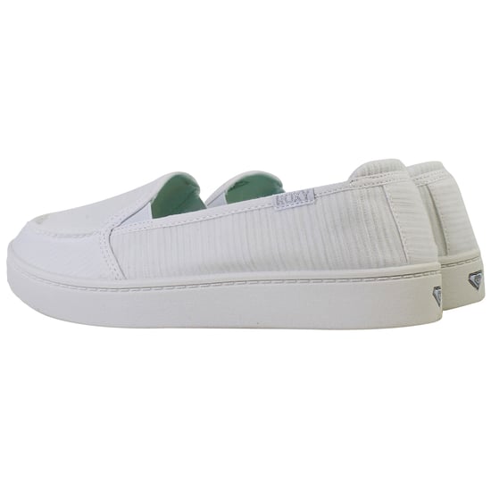 Roxy Minnow Plus Womens White Plimsolls - Image 3
