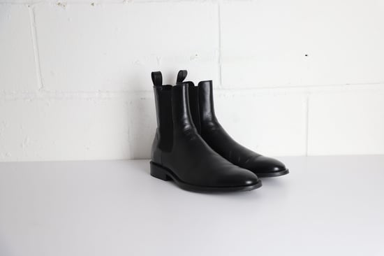 Balenciaga Midnight Chelsea Boots in Black Leather - Image 1