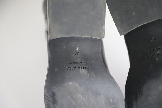 Balenciaga Midnight Chelsea Boots in Black Leather - Image 3