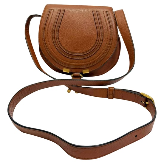Chloé Marcie Small Bag in Brown Calfskin Leather - Image 1