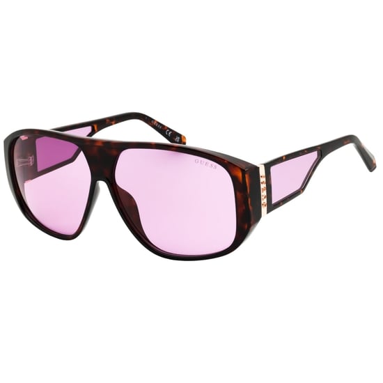 Guess Zonnebril Met Donker Havana Montuur En Violet Montuur - Image 2
