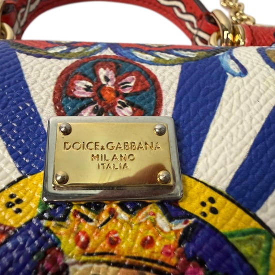 Dolce & Gabbana Gedrukt Sicilië Von Tas in Multikleur Leer - Image 4