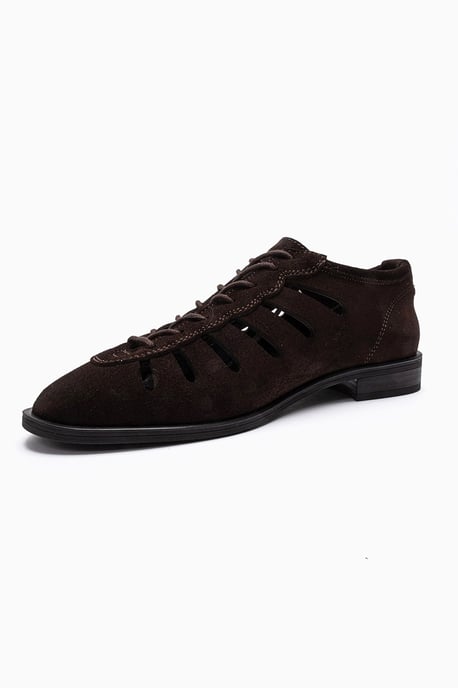 Astron Leren Casual Veterschoenen (Dames) - Image 6