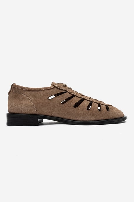Astron Leren Casual Veterschoenen (Dames) - Image 4