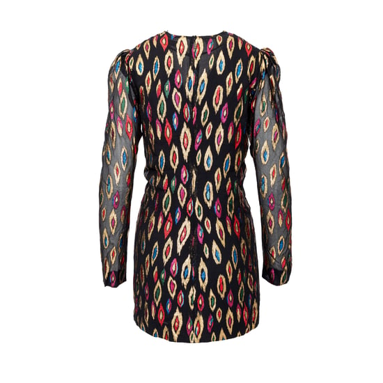 Saint Laurent Påfågels Jacquard Cocktailklänning - '20-tal - Image 2