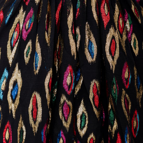 Saint Laurent Påfågels Jacquard Cocktailklänning - '20-tal - Image 3
