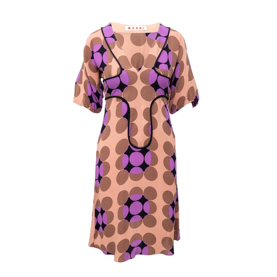 Marni Geometrisch Patroon Jurk - '00s - Image 1