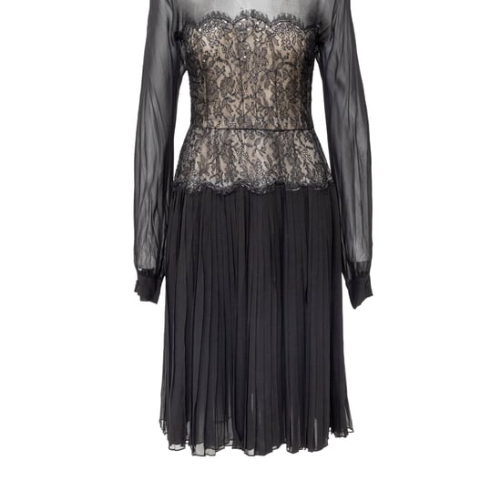 Nina Ricci Haute Boutique Chiffon Jurk - '70s - Image 3