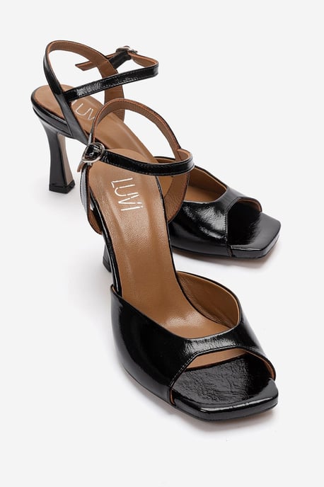 Elvia Leren Stiletto Enkelband Sandaal (Dames) - Image 1