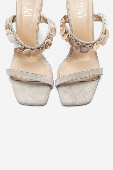 Arund Läder Stiletto Ankelrem Sandal (Dam) - Image 2