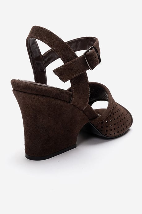 Hervon Sandal med Klackhäl och Ankelrem (Dam) - Image 5