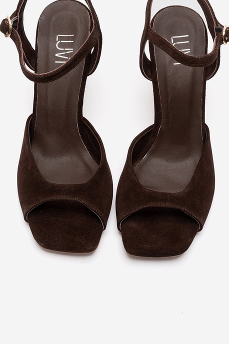 Elvia Leren Stiletto Enkelband Sandaal (Dames) - Image 2