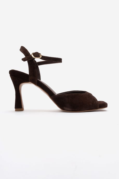 Elvia Leren Stiletto Enkelband Sandaal (Dames) - Image 4