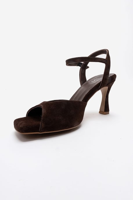 Elvia Leren Stiletto Enkelband Sandaal (Dames) - Image 6