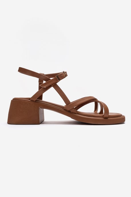 Cirelle Läder Blockklack Sandal (Dam) - Image 4