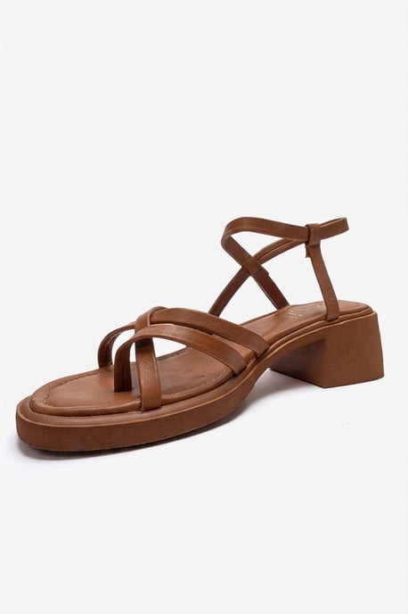 Cirelle Läder Blockklack Sandal (Dam) - Image 6