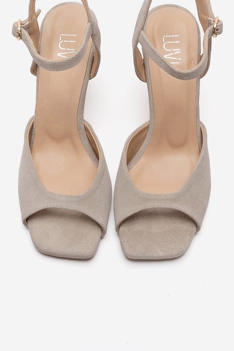 Elvia Läder Stiletto Ankelbands Sandal (Dam) - Image 2