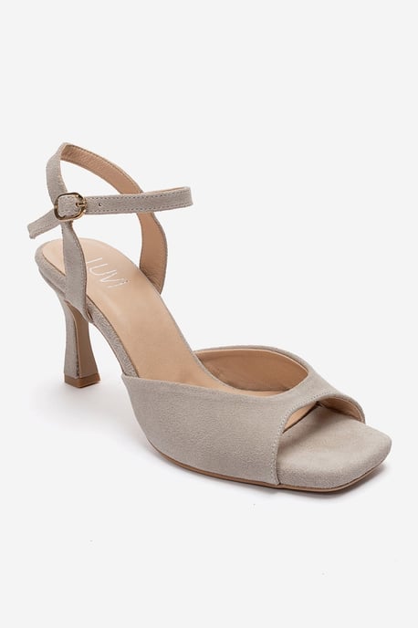 Elvia Läder Stiletto Ankelbands Sandal (Dam) - Image 3
