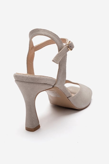 Elvia Läder Stiletto Ankelbands Sandal (Dam) - Image 5