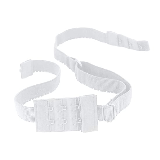 Women Adjustable Lace Bra Straps & Backless Bra Extension, White - Image 3