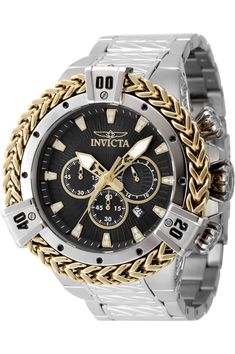 Invicta Bolt 48158 Herenhorloge - Quartz Uurwerk - Roestvrij Staal met Zwarte Wijzerplaat - 54 mm - Image 1
