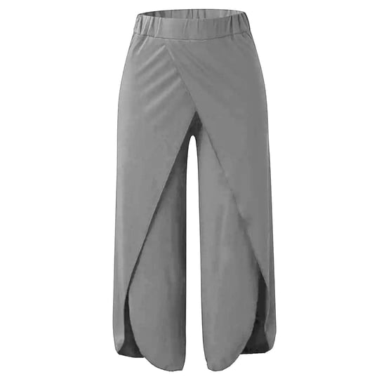 Women's Spandex Harem Yoga Pants Breathable Lounge Trousers, Grey - Image 5