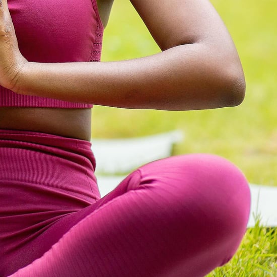 Women's Yoga Pants with Pockets Tummy Control Gym Leggings, Pink - Image 3
