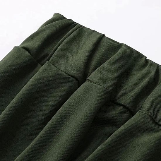 Women's Spandex Harem Yoga Pants Breathable Lounge Trousers, Green - Image 6