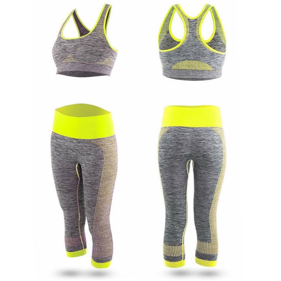 Women's Yoga Sportswear Gym Fitness Activewear Outfit Green - Image 3
