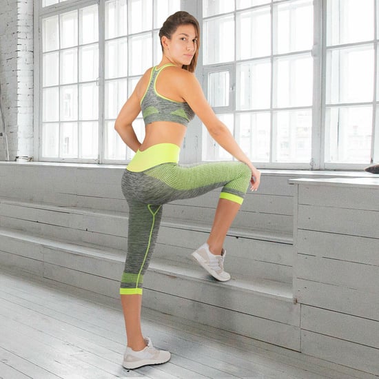 Women's Yoga Sportswear Gym Fitness Activewear Outfit Green - Image 5