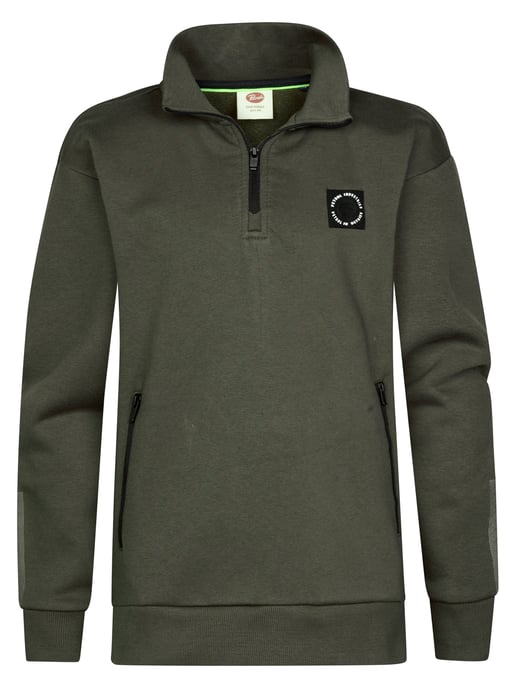 Petrol Industries - Jongens Half-zip sweater Millhaven - Grijs - Image 1