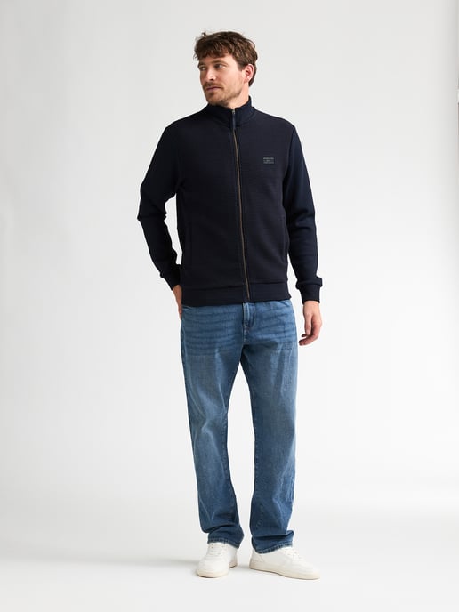 Petrol Industries - Heren Sweater met hoge kraag en ritssluiting ironcrest - Blauw - Image 5