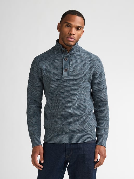 Petrol Industries - Heren Gemêleerde sweater millfield - Blauw - Image 3