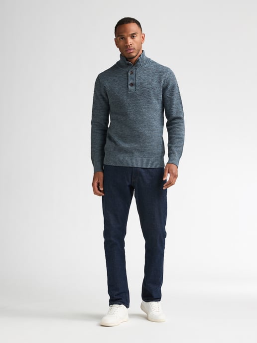 Petrol Industries - Heren Gemêleerde sweater millfield - Blauw - Image 5