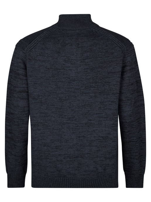Petrol Industries - Heren Plus Size gemêleerde trui steelbridge - Blauw - Image 2