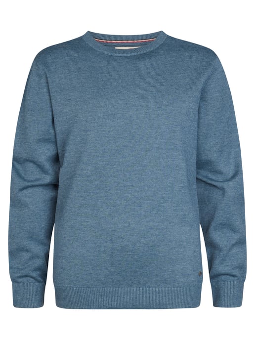 Petrol Industries - Jongens Fijngebreide trui met ronde hals Millshore - Blauw - Image 1