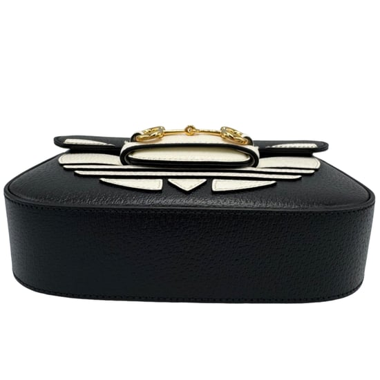 Gucci x Adidas Black Horsebit 1955 Shoulder Bag - Image 5