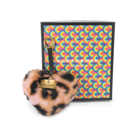 Kurt Geiger London Brixton Heart Charm Fur - Image 3