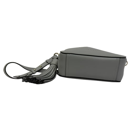 Anya Hindmarch Smiley Crossbody Bag in Grey Leather - Image 5