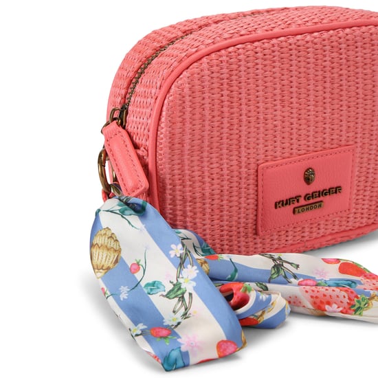 Kurt Geiger London Chiswick Raffia Camera Bag - Image 4