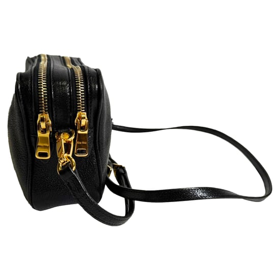 Miu Miu Madras Crossbody Bag in Black Goatskin Leather - Image 2