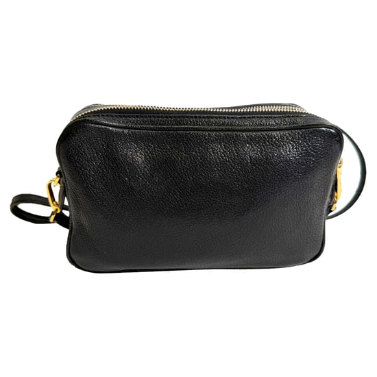 Miu Miu Madras Crossbody Bag in Black Goatskin Leather - Image 4