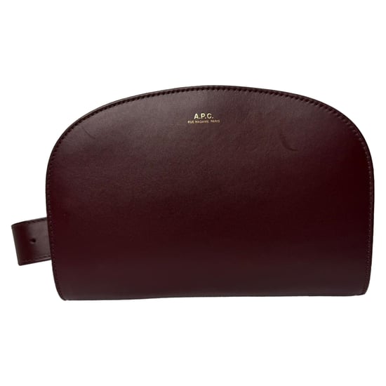 A.P.C. Half Moon Belt Bag in Red Leather - Image 1