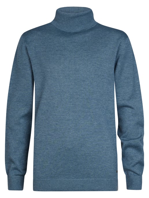 Petrol Industries - Jongens Fijngebreide coltrui steelshore - Blauw - Image 1