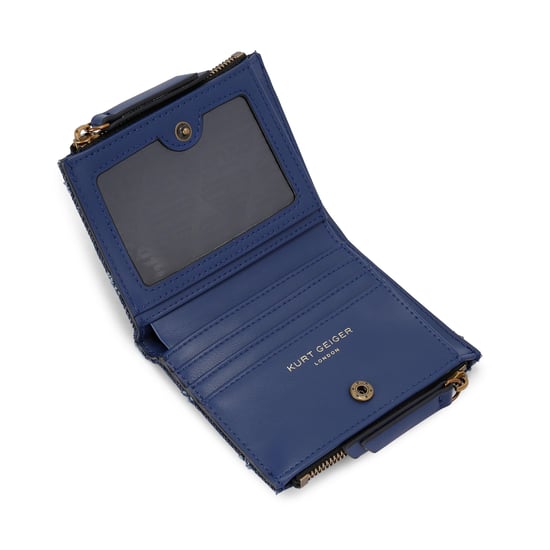 Kurt Geiger London Denim Brixton Mini Purse Pl - Image 4