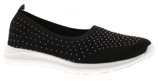 Platino Womens Flat Shoes Meryl Slip On black - Image 1