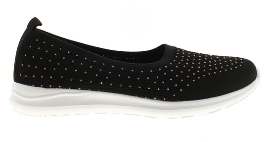 Platino Womens Flat Shoes Meryl Slip On black - Image 2