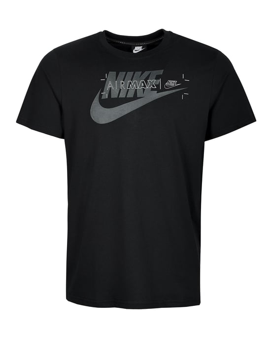 2 Pack Nike Air Max Graphic T Shirt Grey/Black - Image 3